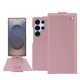 Housse cuir Samsung Galaxy S25 Ultra - Rose ( Nappa - Pantone #efbae1 ) 