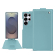 Housse cuir Samsung Galaxy S25 Ultra - Bleu ciel ( Nappa - Pantone #abcae9 ) 