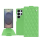 Capa em pele Samsung Galaxy S25 Ultra - Vert olive - Couture ( Nappa - Pantone #a7c58e ) 