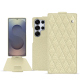 Funda de piel Samsung Galaxy S25 Ultra - Ivoire - Couture ( Pantone #d6d6c6 ) 