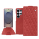 Custodia in pelle Samsung Galaxy S25 Ultra - Cerise vintage - Couture ( Pantone #a6302e ) 