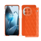 Custodia in pelle Samsung Galaxy S25 Ultra - Orange fluo - Couture ( Pantone #ff5406 ) 