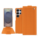 Capa em pele Samsung Galaxy S25 Ultra - Abaca arancio ( Pantone #d77540 )