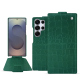Capa em pele Samsung Galaxy S25 Ultra - Crocodile pino ( Pantone #173F35 ) 