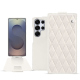 Custodia in pelle Samsung Galaxy S25 Ultra - Blanc escumo - Couture ( Pantone #D6D6D1 )