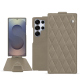 Custodia in pelle Samsung Galaxy S25 Ultra - Darboun sabla - Couture ( Pantone #BCB1A1 )