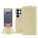 Capa em pele Samsung Galaxy S25 Ultra - Beige PU ( Pantone #ceb888 ) 