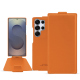 Funda de piel Samsung Galaxy S25 Ultra - Orange PU ( Pantone #ff9351 )