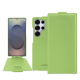 Samsung Galaxy S25 Ultra leather case - Vert olive PU ( Pantone #a7c58e )