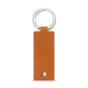 Porta-chaves retangular em pele - Mandarine vintage ( Pantone #d47231 ) 