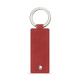 Porta-chaves retangular em pele - Cerise vintage ( Pantone #a6302e ) 