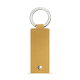 Rectangular leather key ring - Or Maïa ( Pantone 871C ) 