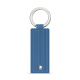 Rectangular leather key ring - Abaca ishia ( Pantone #395775 ) 