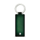 Porte-clés en cuir rectangulaire - Vert Patine