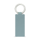 Rectangular leather key ring - Bleu Ciel PU ( Pantone #abcae9 )