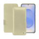 Housse cuir Samsung Galaxy S25 - Ivoire ( Pantone #d6d6c6 ) 
