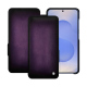 Samsung Galaxy S25 leather case - Violet Patine