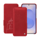 Housse cuir Samsung Galaxy S25 - Rouge troupelenc ( Pantone #AB191A )