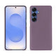 Samsung Galaxy S25 leather cover - Lilas ( Nappa - Pantone #b9a3e3 ) 