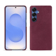 Coque cuir Samsung Galaxy S25 - Prune vintage ( Pantone #612434 ) 