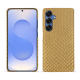 가죽 커버 Samsung Galaxy S25 - Serpent sabbia ( Pantone #D2BA92 )