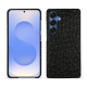 Funda de piel Samsung Galaxy S25 - Autruche nero ( Noir / Black) 