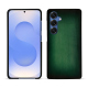 Samsung Galaxy S25 leather cover - Vert Patine
