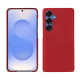 レザーケース Samsung Galaxy S25 - Rouge troupelenc ( Pantone #AB191A )