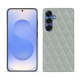 Funda de piel Samsung Galaxy S25 - Gris - Couture ( Nappa - Pantone #c1c6c8 ) 