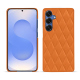 Capa em pele Samsung Galaxy S5 - Orange - Couture ( Nappa - Pantone #ff9351 ) 