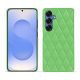 Funda de piel Samsung Galaxy S25 - Vert olive - Couture ( Nappa - Pantone #a7c58e ) 