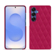 Custodia in pelle Samsung Galaxy S25 - Rose fluo - Couture ( Pantone #ff16b4 ) 