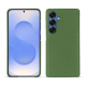 硬质真皮保护套 Samsung Galaxy S25 - Vert Veggie ( Pantone #68724d ) 