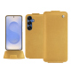 Housse cuir Samsung Galaxy S25 - Or Maïa ( Pantone 871C ) 