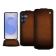 가죽 커버 Samsung Galaxy S25 - Marron Patine