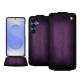 Funda de piel Samsung Galaxy S25 - Violet Patine