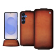 レザーケース Samsung Galaxy S25 - Orange Patine