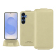 Capa em pele Samsung Galaxy S25 - Beige PU ( Pantone #ceb888 ) 