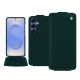 硬质真皮保护套 Samsung Galaxy S25 - Vert séduisant ( Pantone #1d3c34 ) 