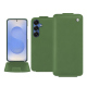 Capa em pele Samsung Galaxy S25 - Vert Veggie ( Pantone #68724d ) 