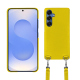 Schutzhülle mit Schulterriemen Samsung Galaxy S25 - Jaune fluo ( Pantone #c9ff57 ) 
