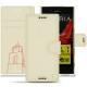 Housse cuir Sony Xperia XZ - Blanc escumo