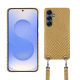Guscio Samsung Galaxy S25 con tracolla - Serpent sabbia ( Pantone #D2BA92 )