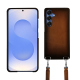Schutzhülle mit Schulterriemen Samsung Galaxy S25 - Marron Patine