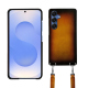 Coque avec bandoulière Samsung Galaxy S25 - Fauve Patine