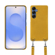 Schutzhülle mit Schulterriemen Samsung Galaxy S25 - Jaune soulèu ( Pantone #F3B934 )