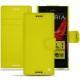 Funda de piel Sony Xperia XZ  - Jaune fluo