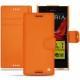 Capa em pele Sony Xperia XZ - Orange fluo