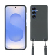 Samsung Galaxy S25 shell with shoulder strap - Gris Veggie ( Pantone #5e514d ) 
