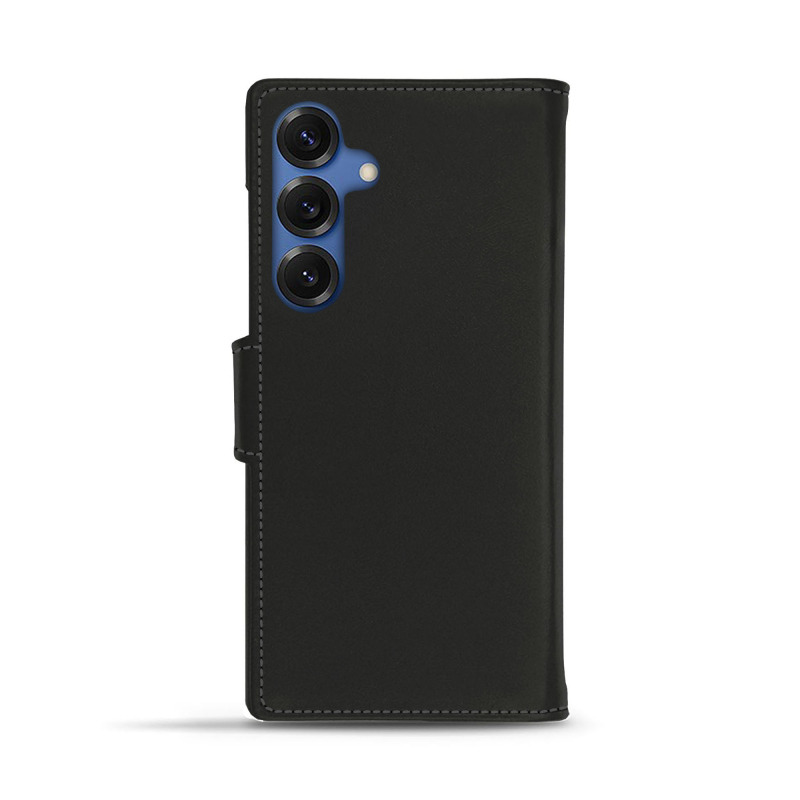 Capa de couro para carteira Samsung Galaxy S25